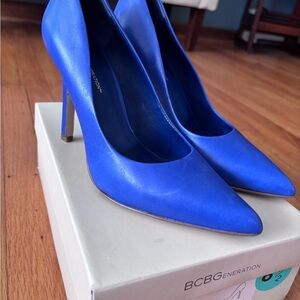 BCBGeneration Royal Blue Pointed-Toe Stiletto Pumps